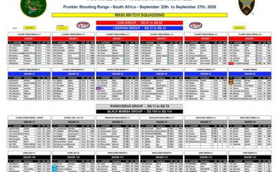 PRE AND MAIN MATCH Squadding – Available NOW!